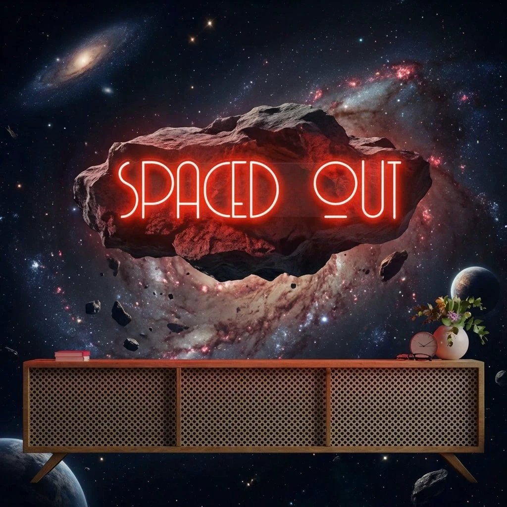 Spaced Out Led Neon Sign Light