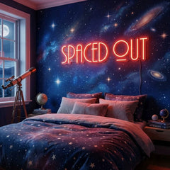 Spaced Out Led Neon Sign Light