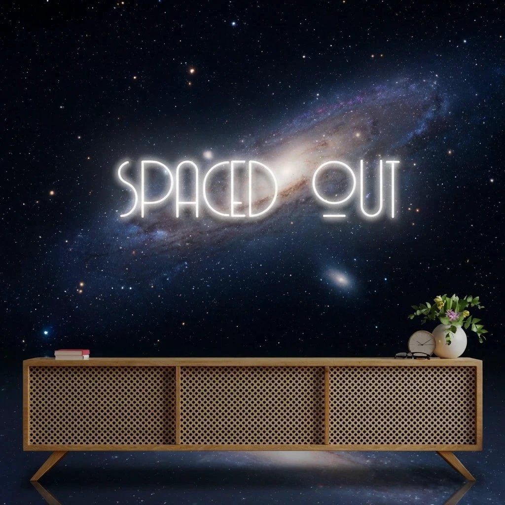 Spaced Out Led Neon Sign Light