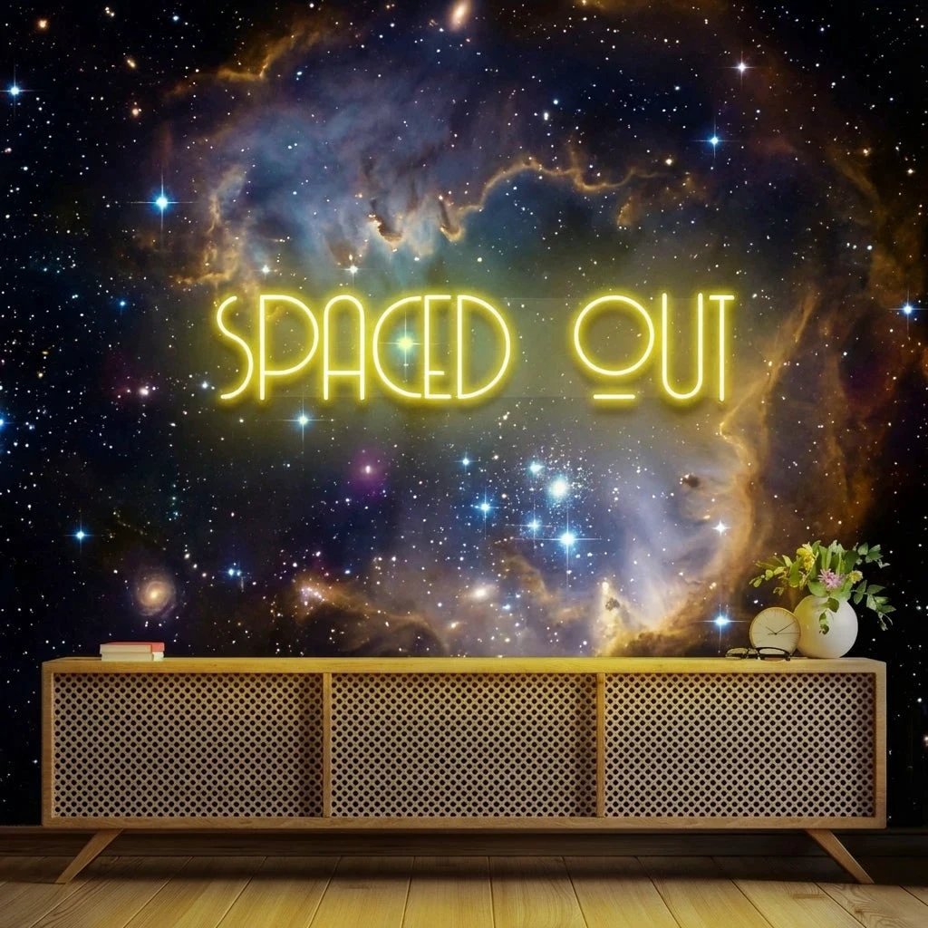 Spaced Out Led Neon Sign Light