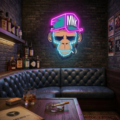 Spoiled Monkey Neon Sign x Acrylic Artwork