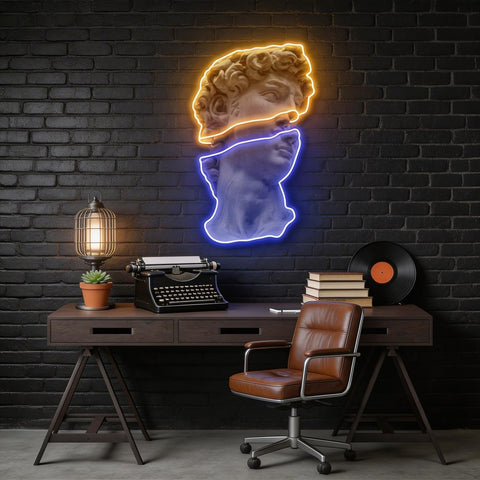 Statue of David Led Neon Acrylic Artwork