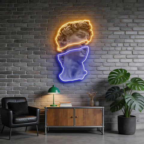 Statue of David Led Neon Acrylic Artwork