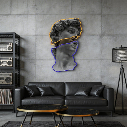 Statue of David Led Neon Acrylic Artwork