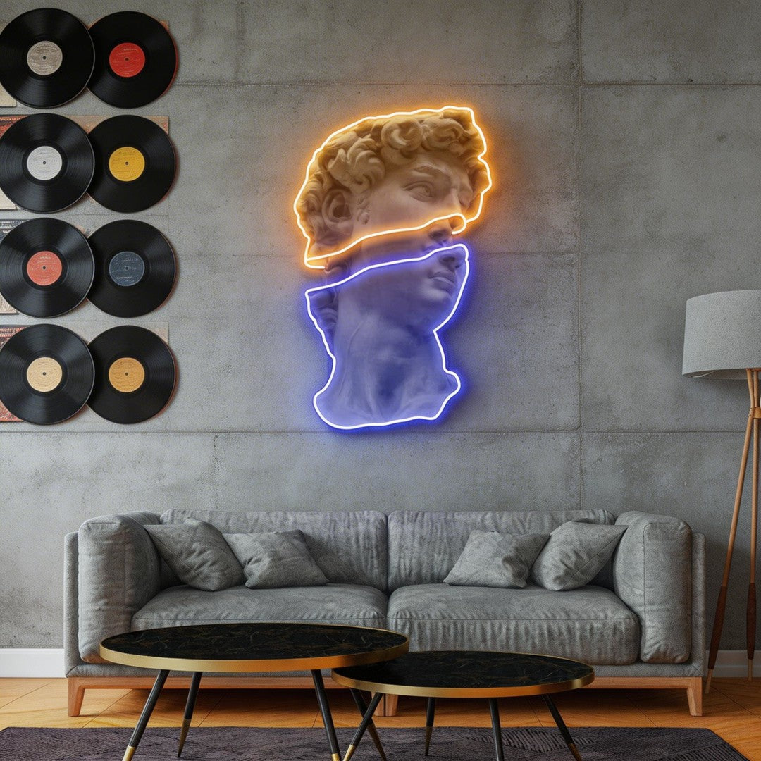 Statue of David Led Neon Acrylic Artwork