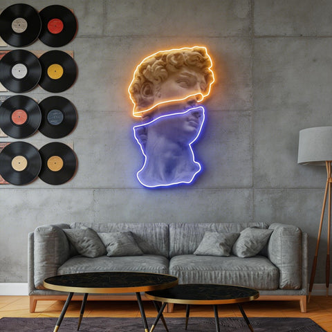 Statue of David Led Neon Acrylic Artwork