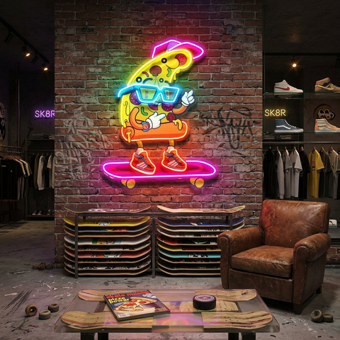 Street Style Pizza LED Neon Sign Light Pop Art