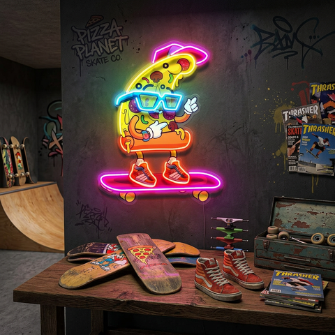 Street Style Pizza LED Neon Sign Light Pop Art