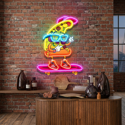Street Style Pizza LED Neon Sign Light Pop Art