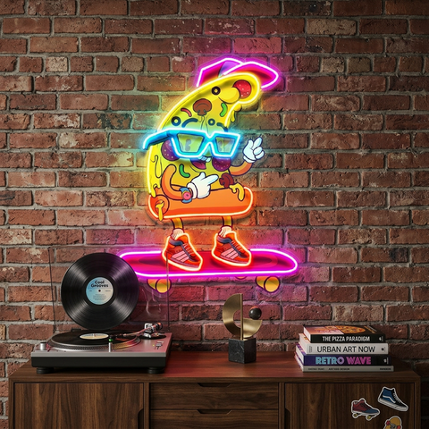 Street Style Pizza LED Neon Sign Light Pop Art