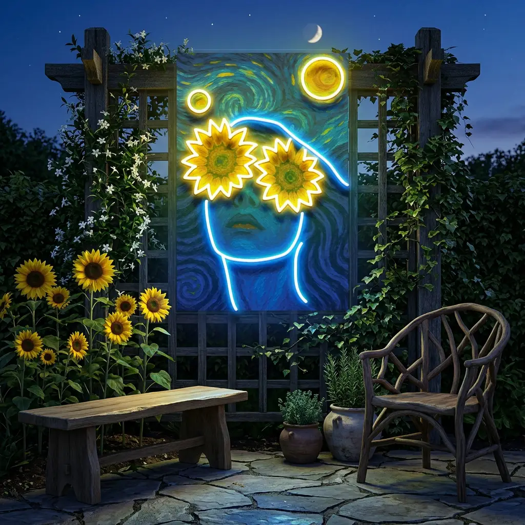 Sunflower Dreams LED Neon Sign Light Pop Art