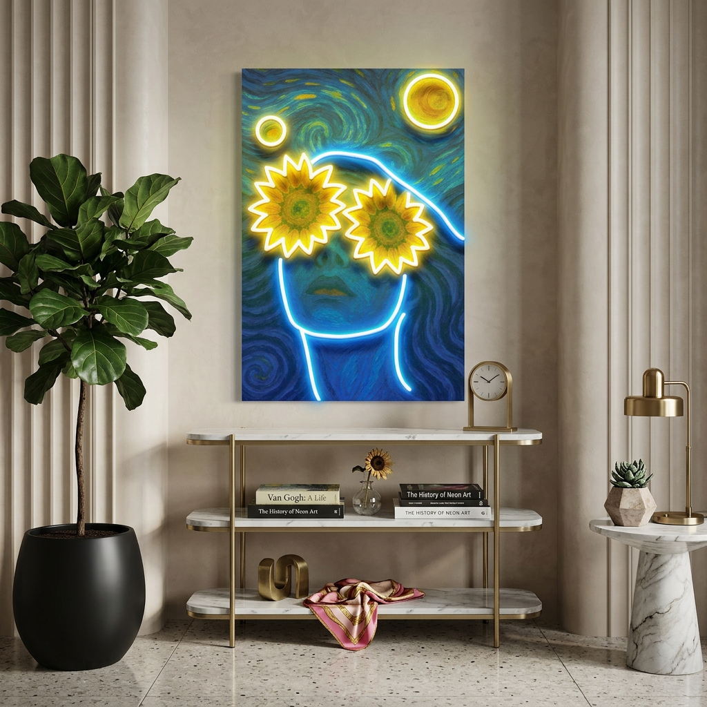 Sunflower Dreams LED Neon Sign Light Pop Art