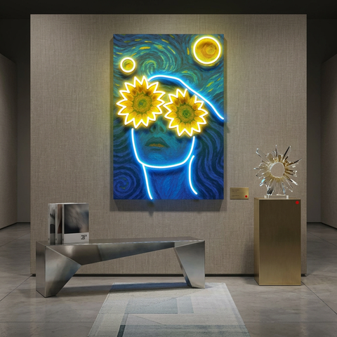 Sunflower Dreams LED Neon Sign Light Pop Art