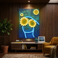 Sunflower Dreams LED Neon Sign Light Pop Art