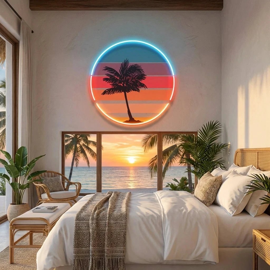 Sunset Retro Artwork Led Neon Sign Light