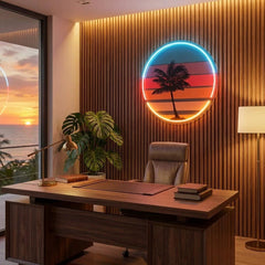 Sunset Retro Artwork Led Neon Sign Light