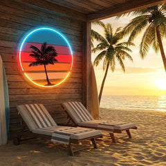 Sunset Retro Artwork Led Neon Sign Light