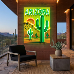 Sunset in the Southwest LED Neon Sign Light Pop Art