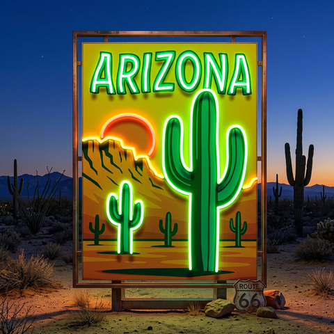 Sunset in the Southwest LED Neon Sign Light Pop Art