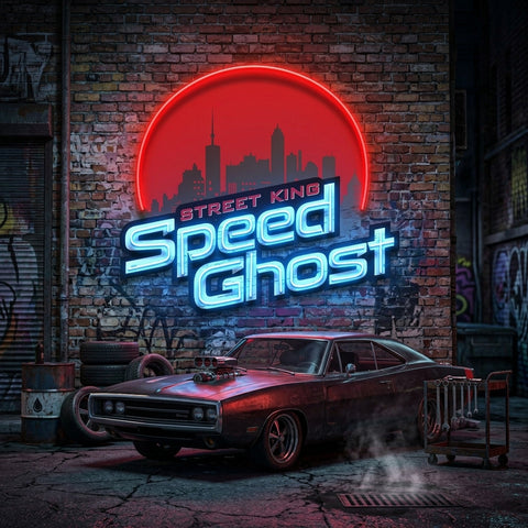 Super Car Drift extreme Competition LED Neon Sign Light Pop Art