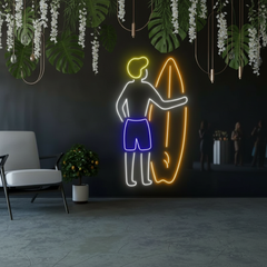 Surfer Led Sign Surfboard Neon Sign Summer Led Sign