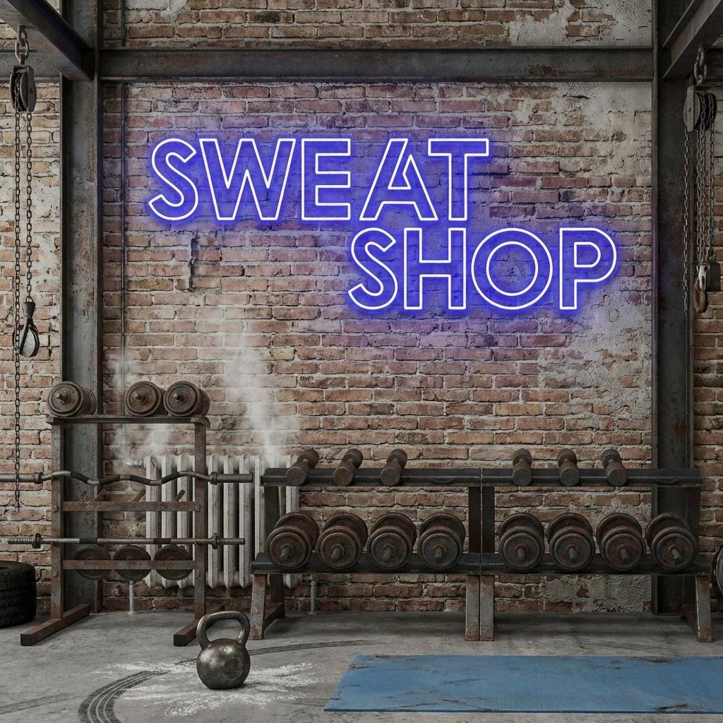 Sweat Shop Led Neon Sign Light