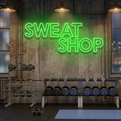 Sweat Shop Led Neon Sign Light