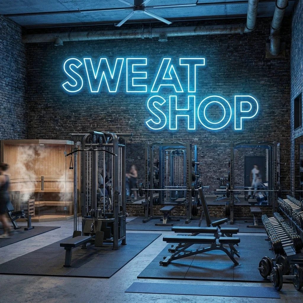 Sweat Shop Led Neon Sign Light