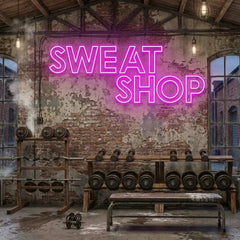 Sweat Shop Led Neon Sign Light