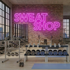 Sweat Shop Led Neon Sign Light