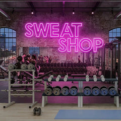 Sweat Shop Led Neon Sign Light