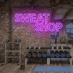 Sweat Shop Led Neon Sign Light
