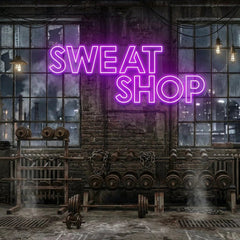 Sweat Shop Led Neon Sign Light