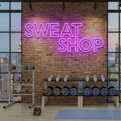 Sweat Shop Led Neon Sign Light