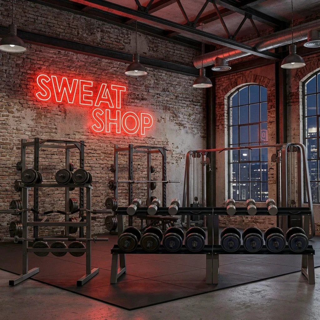 Sweat Shop Led Neon Sign Light