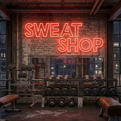 Sweat Shop Led Neon Sign Light