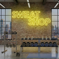 Sweat Shop Led Neon Sign Light