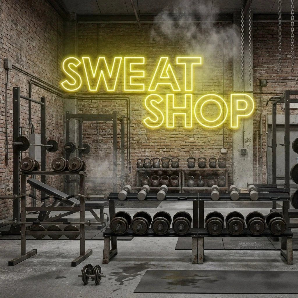 Sweat Shop Led Neon Sign Light