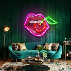 Sweet Cherry Led Neon Acrylic Artwork Led Neon Sign Light