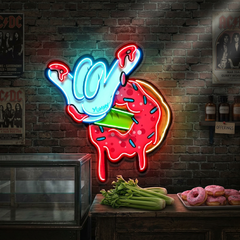 Sweet Attack Donut LED Neon Sign Light Pop Art
