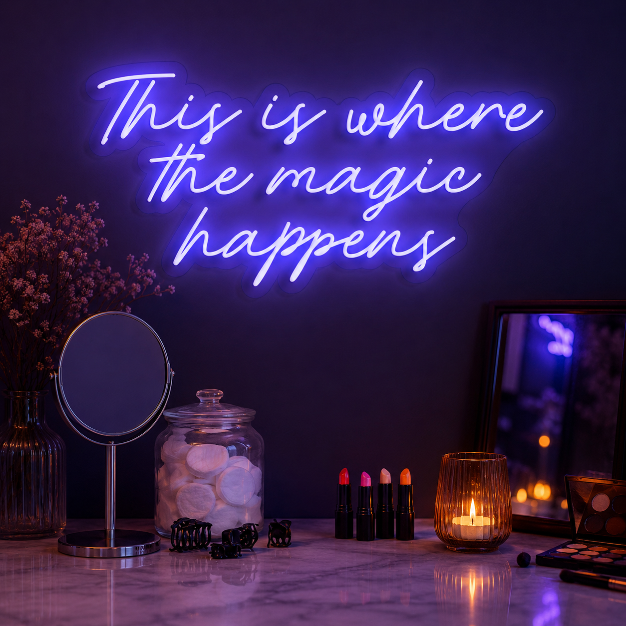 This Is Where The Magic Happens Neon Sign