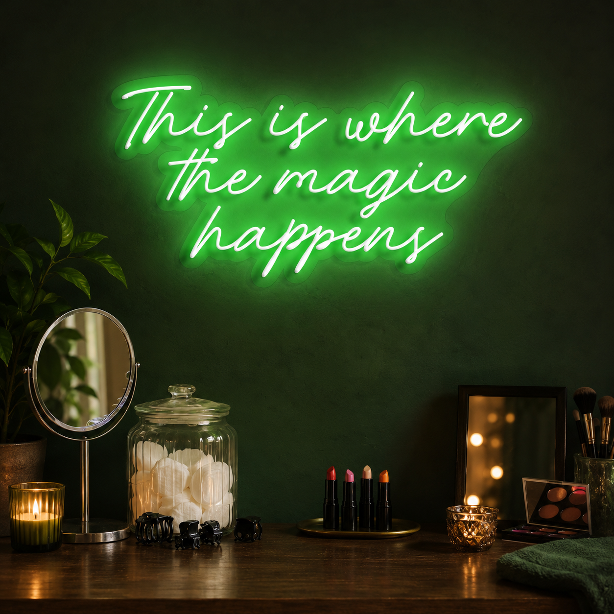 This Is Where The Magic Happens Neon Sign