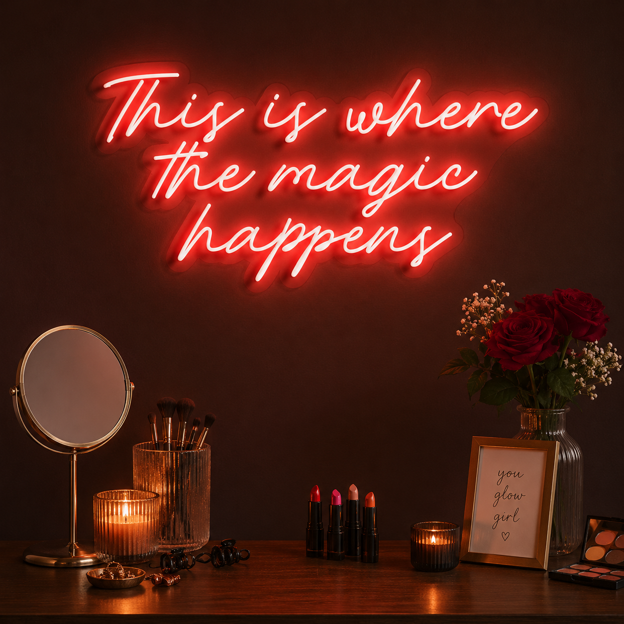 This Is Where The Magic Happens Neon Sign