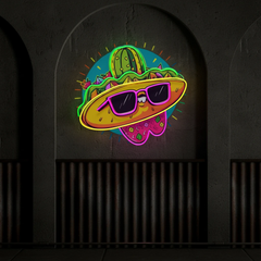 Taco Restaurant Decor Mexican Food Artwork Led Neon Sign Light
