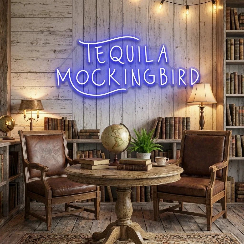 Tequila Mocking Bird Led Neon Sign Light