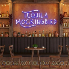 Tequila Mocking Bird Led Neon Sign Light