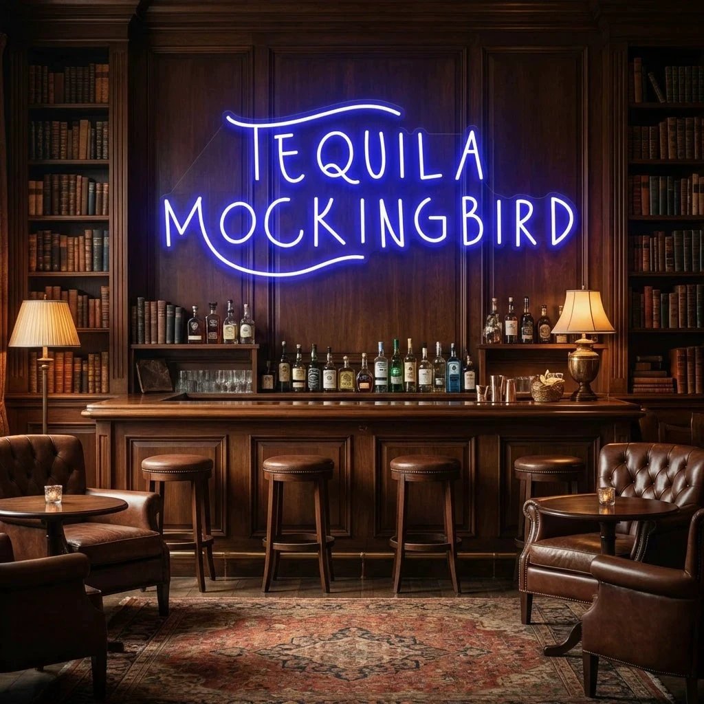 Tequila Mocking Bird Led Neon Sign Light
