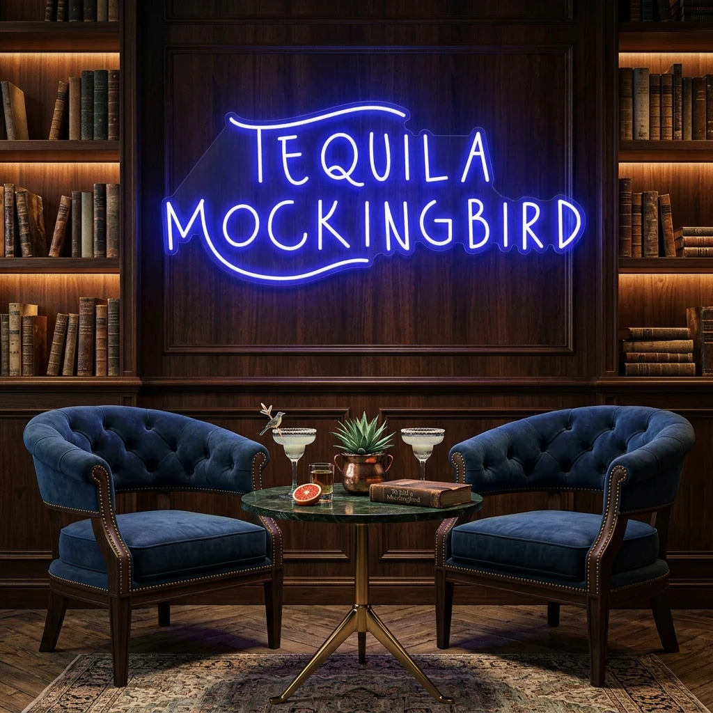 Tequila Mocking Bird Led Neon Sign Light