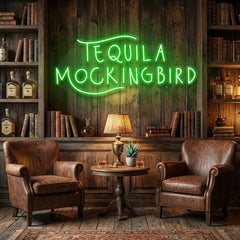 Tequila Mocking Bird Led Neon Sign Light