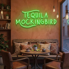 Tequila Mocking Bird Led Neon Sign Light
